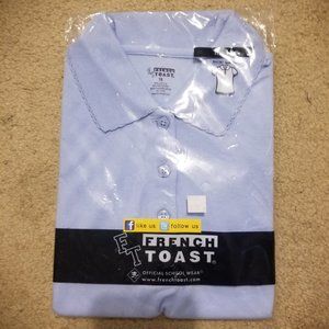 French Toast Short Sleeve Polo Uniform Shirt